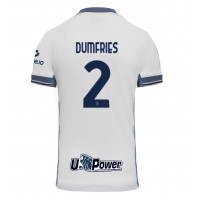 Inter Milan Denzel Dumfries #2 Replica Away Shirt 2024-25 Short Sleeve